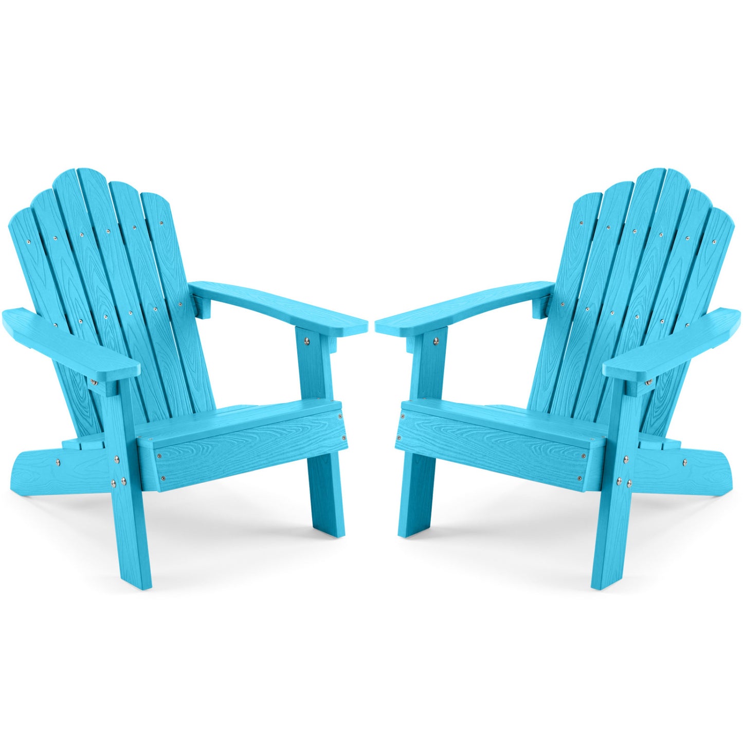 Set of 2 Kids Adirondack Chairs, Outdoor, Turquoise Adirondack Chairs Turquoise at Gallery Canada