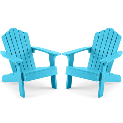 Set of 2 Kids Adirondack Chairs, Outdoor, Turquoise Adirondack Chairs Turquoise at Gallery Canada