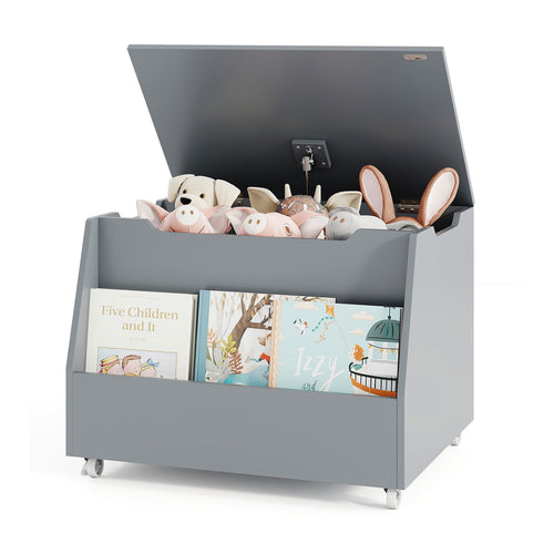 Set of 2 Piece Artificial Tree, Gray