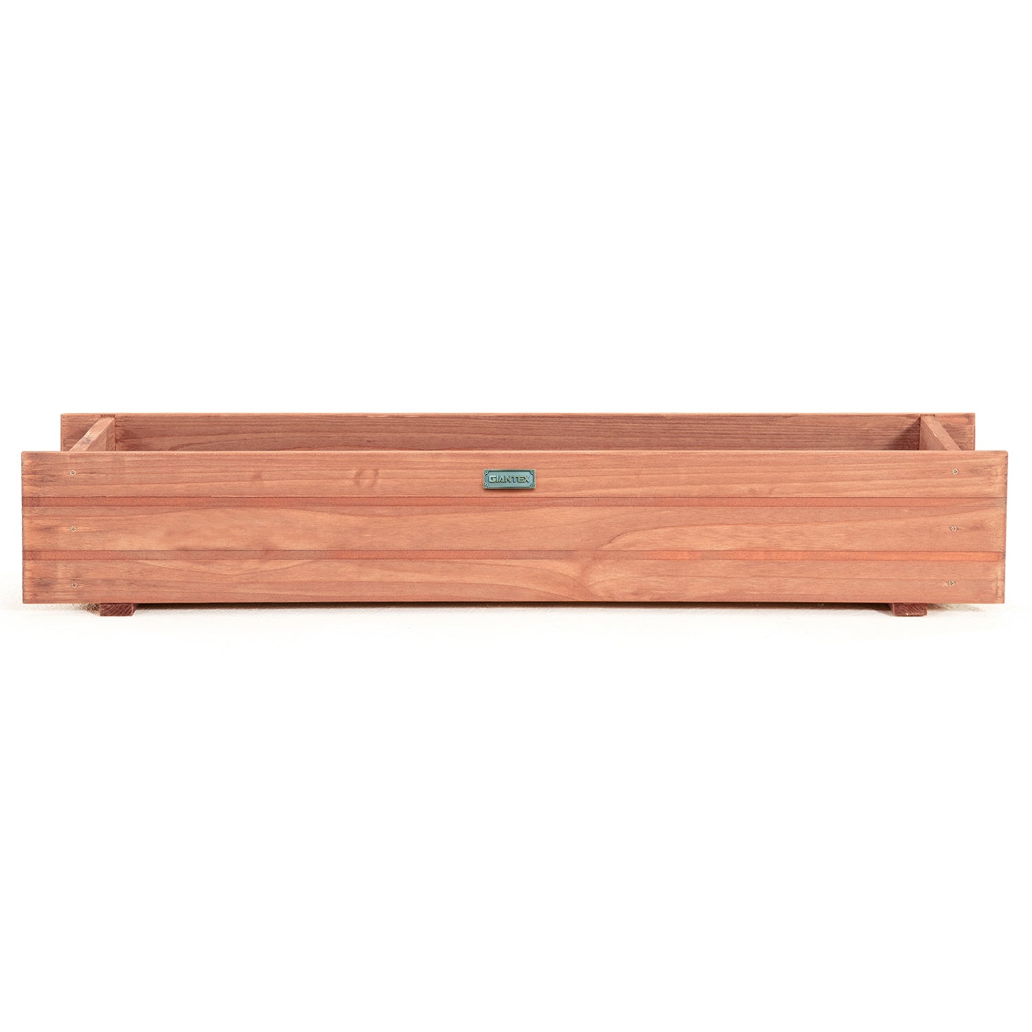 Set of 2 Wooden Decorative Raised Garden Bed for Yard and Window, Brown Raised Garden Beds Brown at Gallery Canada