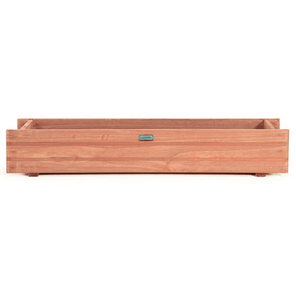 Set of 2 Wooden Decorative Raised Garden Bed for Yard and Window, Brown Raised Garden Beds Brown at Gallery Canada