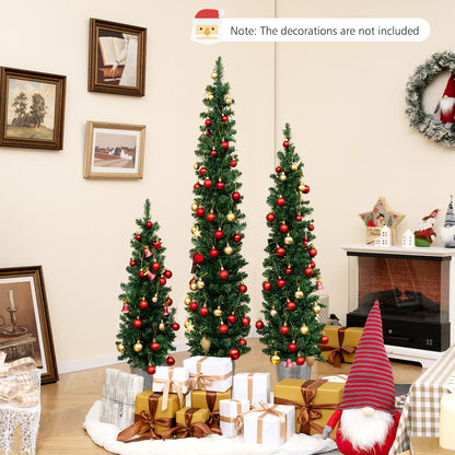 Pre-Lit Artificial Christmas Tree, 3 Set, 230 Warm White LED Lights, Green Christmas Tree at Gallery Canada