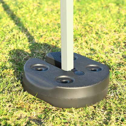 Set Of 4 Canopy Weights 20Lbs Weight Plate Kit, Black Outdoor Umbrella Bases at Gallery Canada