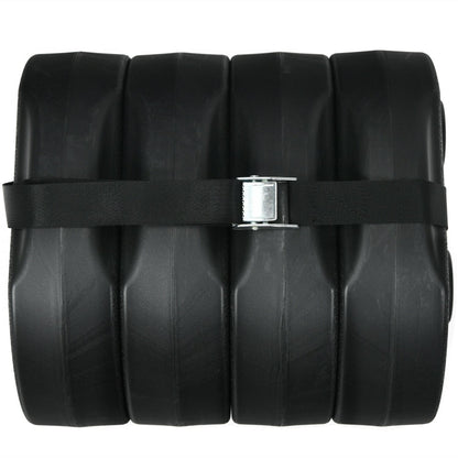 Set Of 4 Canopy Weights 20Lbs Weight Plate Kit, Black Outdoor Umbrella Bases at Gallery Canada