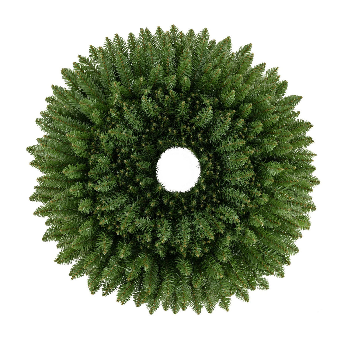 Couronnes de Noël artificielles, lot de 6, vert