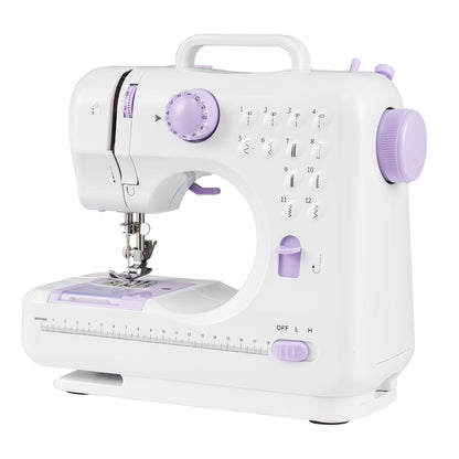Mini Sewing Machine, 12 Built-In Stitches, White Sewing Tables at Gallery Canada