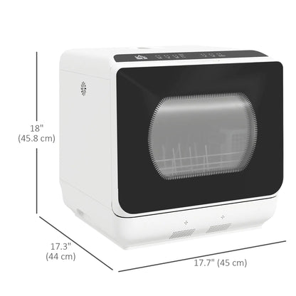 Portable Counter Dishwasher, 4 Place Settings, 5 Programs, Air-Dry, 6L Tank Small Kitchen Appliances at Gallery Canada