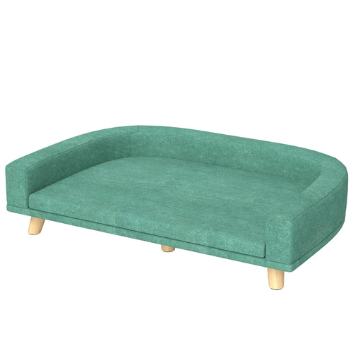 Dog Sofa for Large Dogs, Washable Cover, Anti-Slip Pads, Green