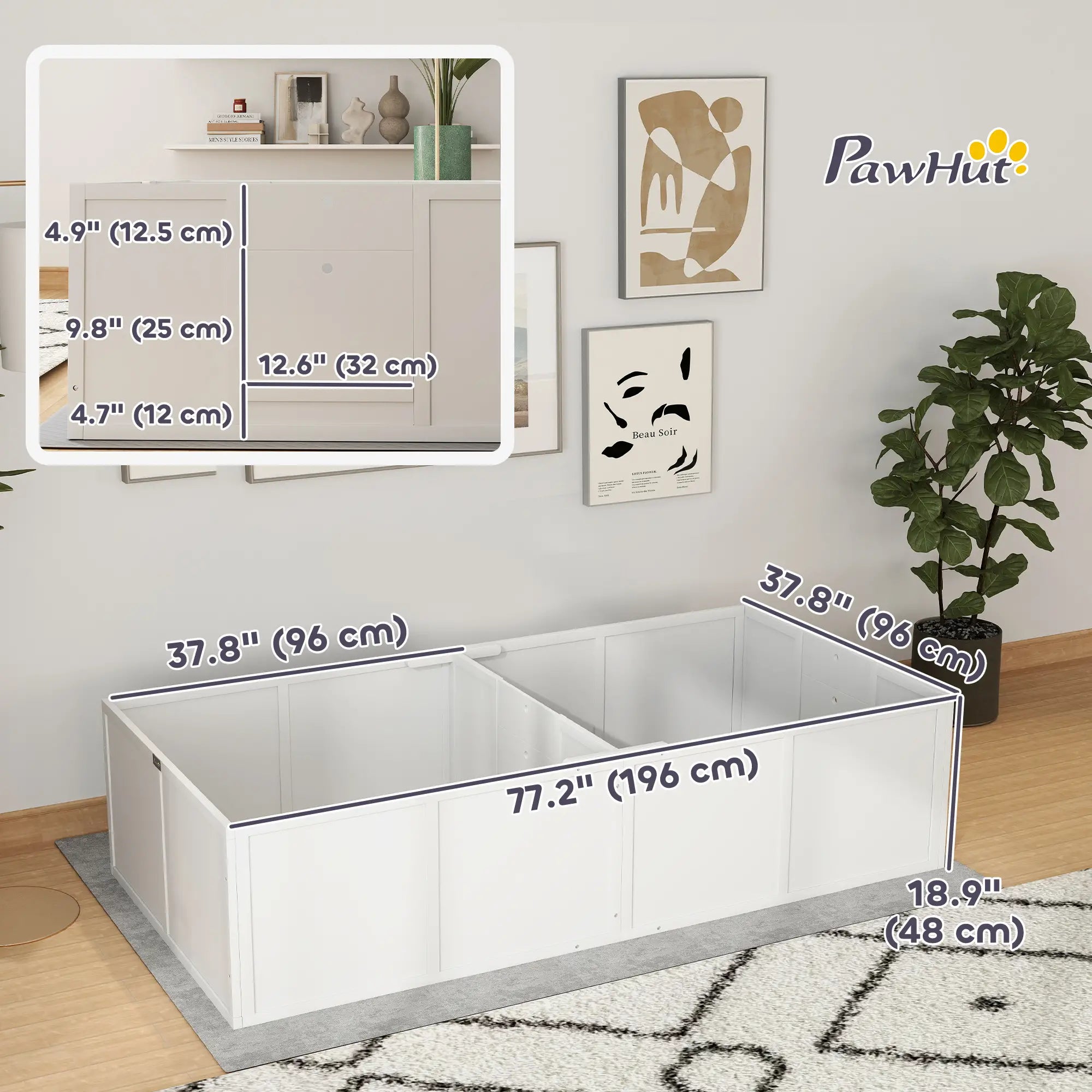 Adjustable Whelping Box for Dogs, 77