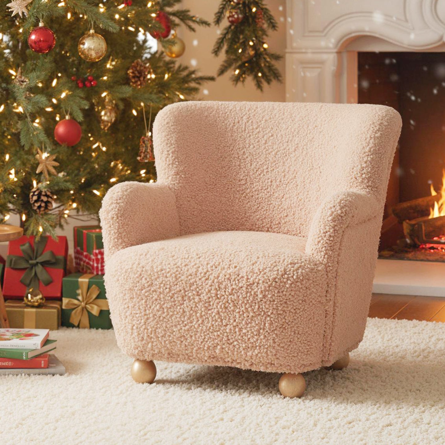 Sherpa Kids Sofa, Toddler Armchair, Pink Kids Chairs & Seating at Gallery Canada