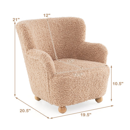 Sherpa Kids Sofa, Toddler Armchair, Pink Kids Chairs & Seating at Gallery Canada