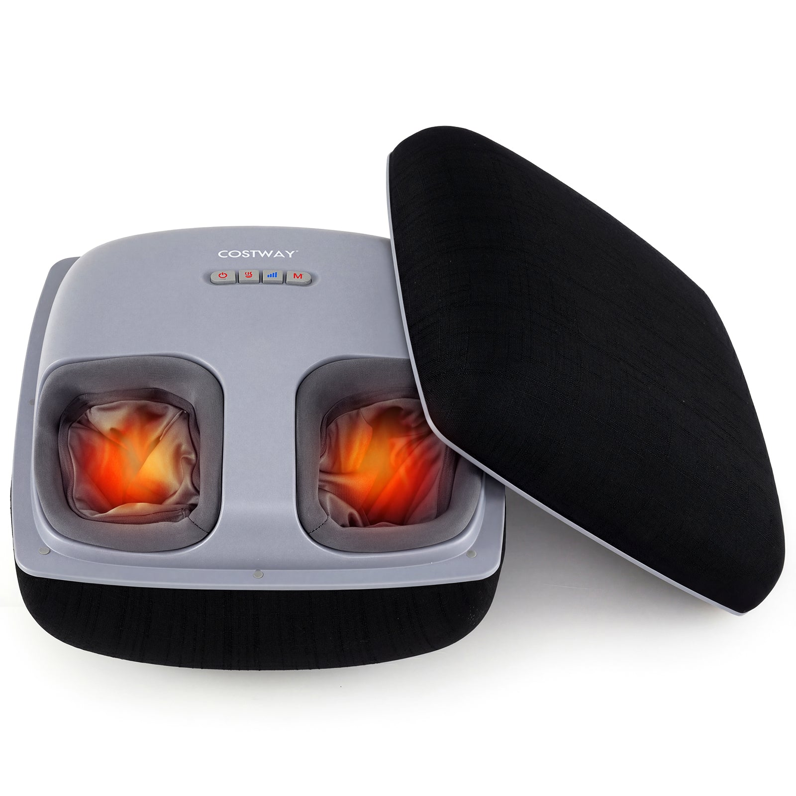 Shiatsu Foot Massager with 3-Level Deep Kneading and Air Compression, Black Foot Massager at Gallery Canada