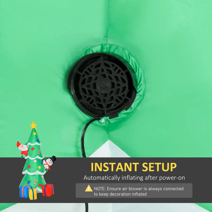 7 Feet Tall Christmas Inflatable Tree, LED Lighted with Santa, Snowman, Gift Box Christmas Inflatables at Gallery Canada