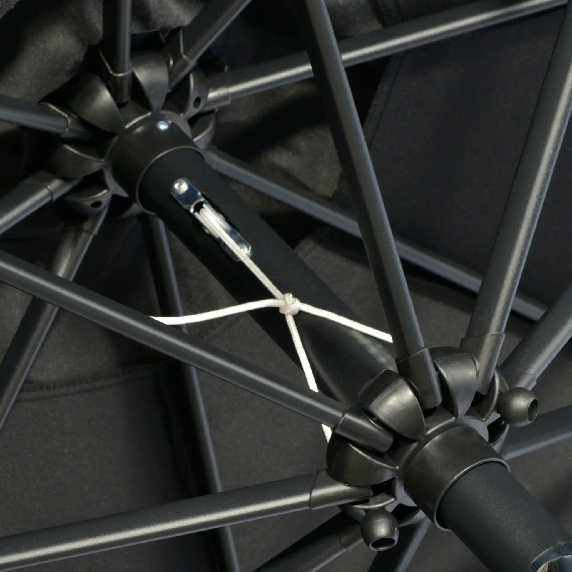 8.5 ft Round Patio Umbrella, Tilt and Crank, Black Sun Umbrellas at Gallery Canada