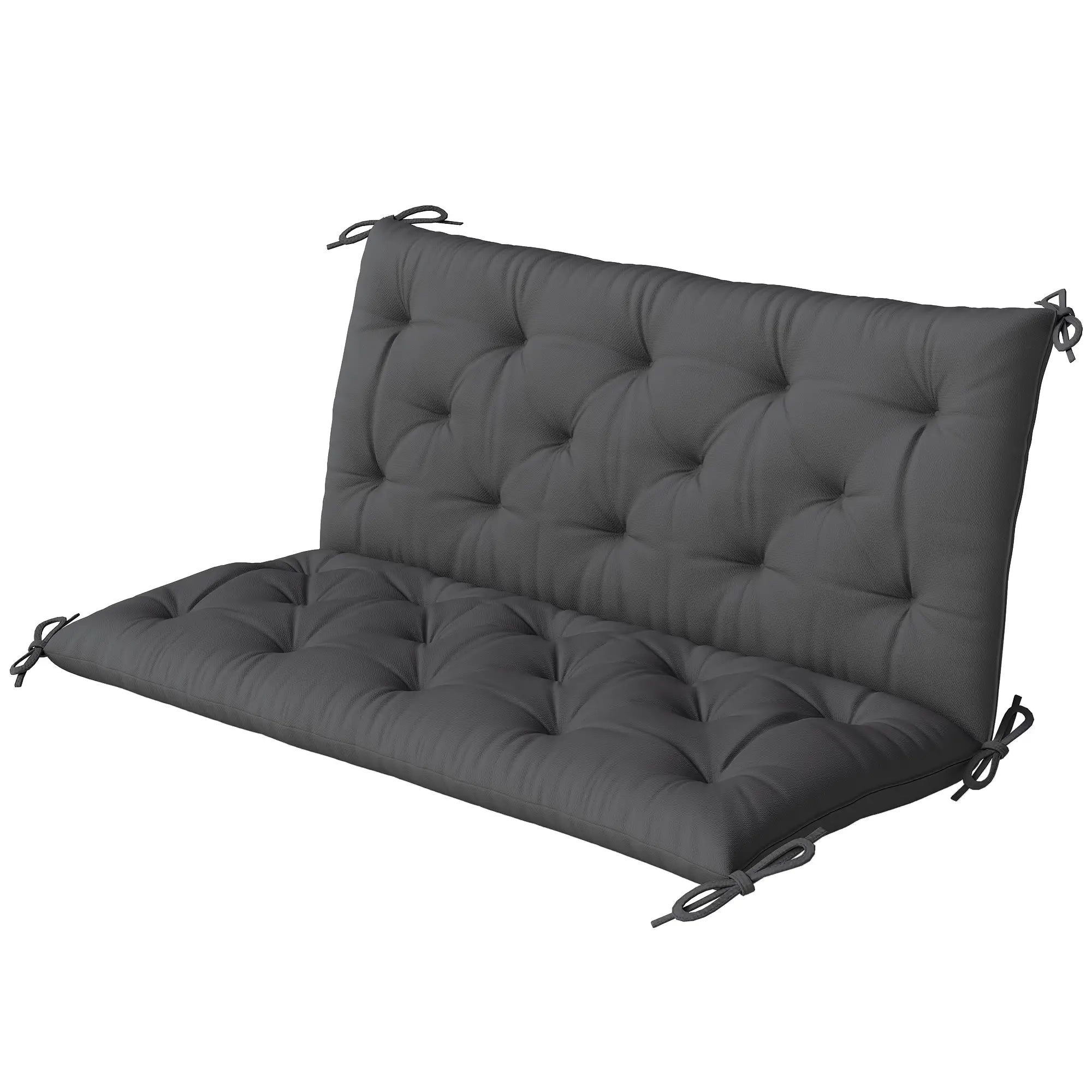 2 Seater Garden Bench Cushion, Thick Outdoor Non-Slip, 47