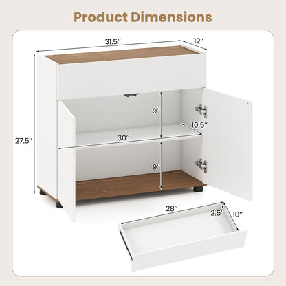 Sideboard Buffet Cabinet, Wooden Kitchen Storage, White Sideboards Cabinets & Buffets at Gallery Canada