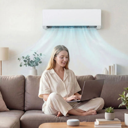 18000 BTU Mini Split AC, 22 SEER2 230V Wifi, Heats & Cools 1250 Sq Ft Air Conditioner at Gallery Canada