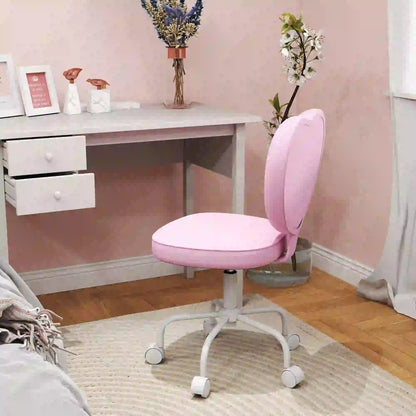 Heart Love Shaped Office Chair, Adjustable Height, Pink Task Chairs at Gallery Canada