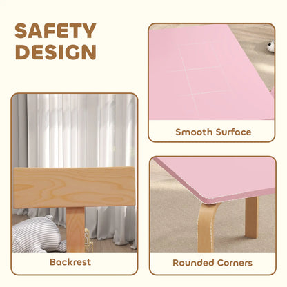 Kids Table and 2 Chair Set, Multi-Activity Furniture, Pink Kids Table Sets at Gallery Canada