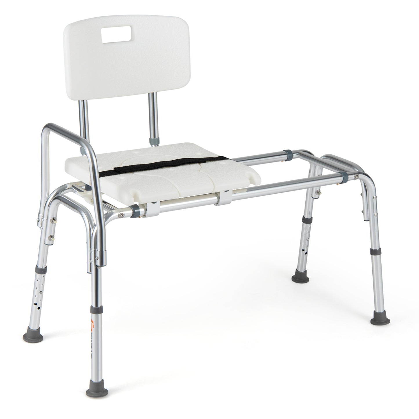 Banc de transfert de baignoire coulissant, chaise de douche pour personnes âgées, blanc