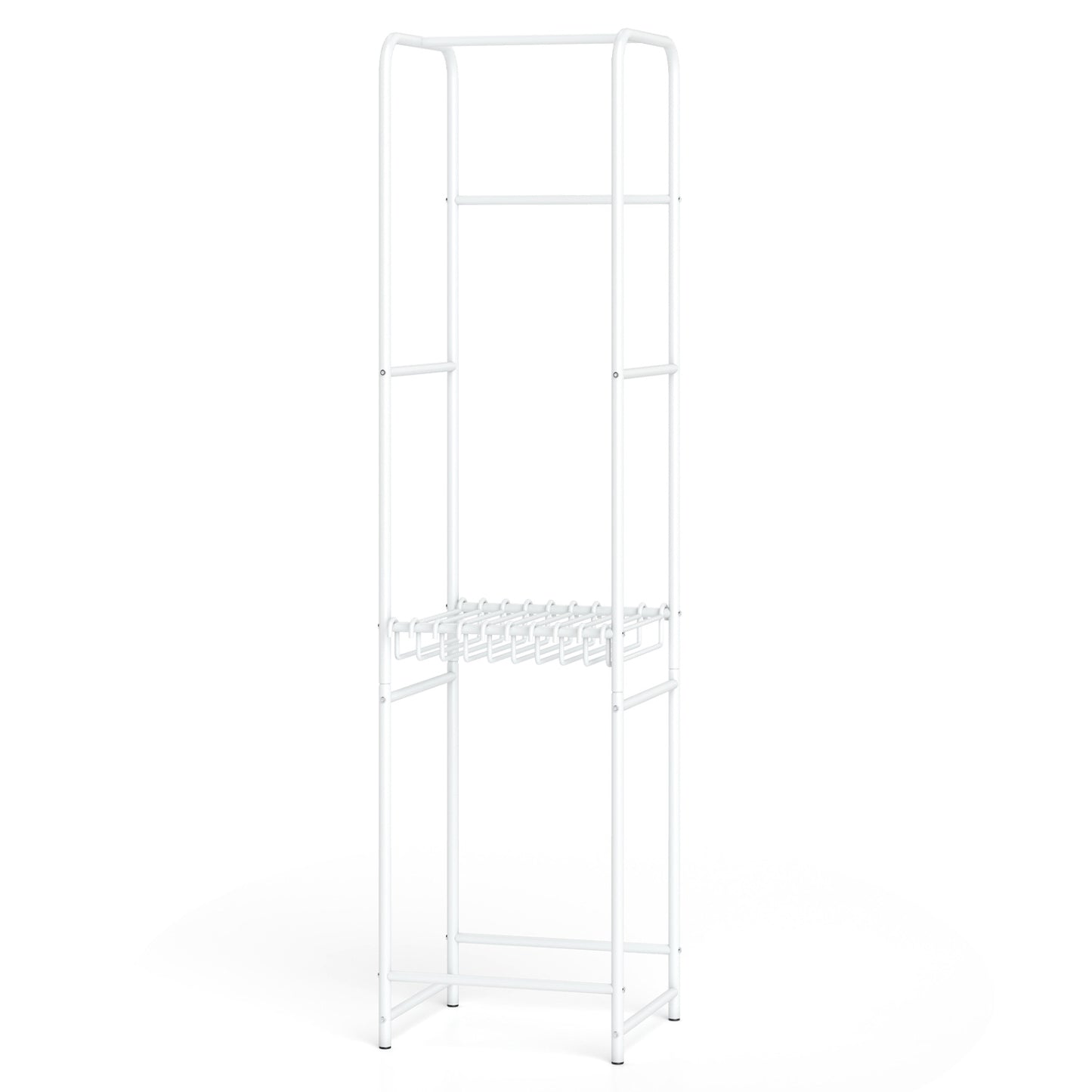 Slim Freestanding Coat Rack, 8 Hanging Rods Garment Organizer Coat Racks & Hall Trees at Gallery Canada