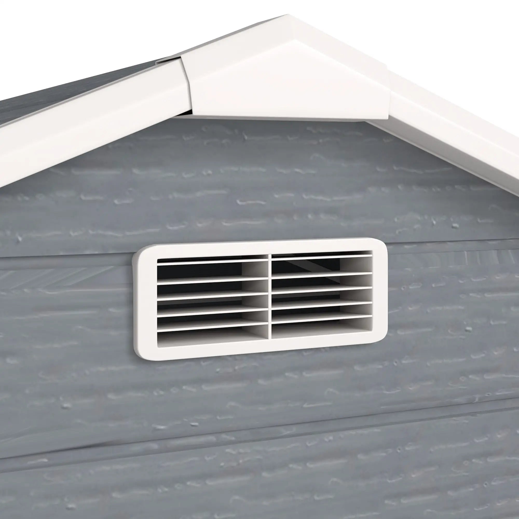 6' x 4' Plastic Garden Shed, Waterproof, Grey Sheds at Gallery Canada