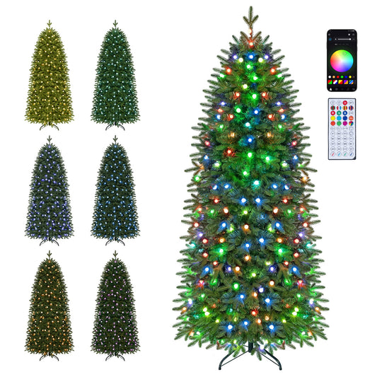 Smart Christmas Tree, 220 LED Lights, M, Green Christmas Tree Green at Gallery Canada