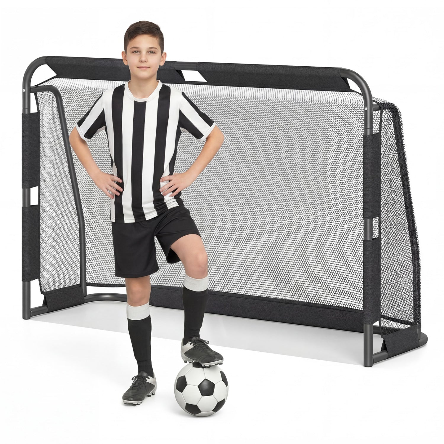 6 Ft X 4 Ft Metal Soccer Goal Set, With Net And Anchoring System Sport Equipments at Gallery Canada