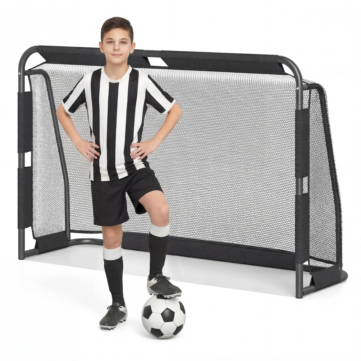 6 Ft X 4 Ft Metal Soccer Goal Set, With Net And Anchoring System Sport Equipments at Gallery Canada