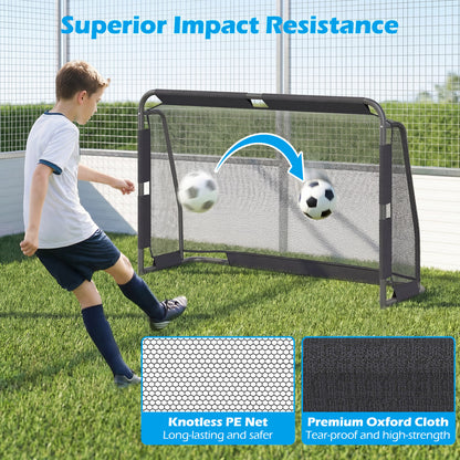 6 Ft X 4 Ft Metal Soccer Goal Set, With Net And Anchoring System Sport Equipments at Gallery Canada