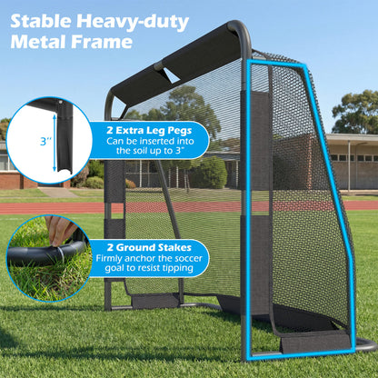 6 Ft X 4 Ft Metal Soccer Goal Set, With Net And Anchoring System Sport Equipments at Gallery Canada