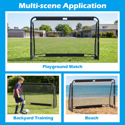 6 Ft X 4 Ft Metal Soccer Goal Set, With Net And Anchoring System Sport Equipments at Gallery Canada