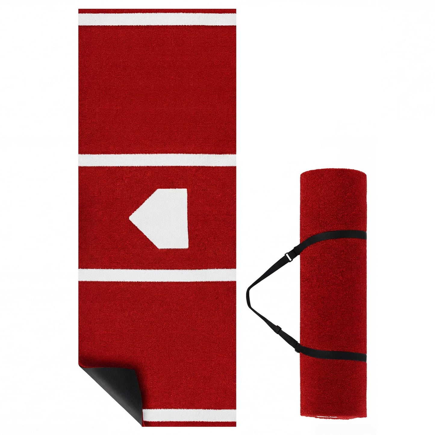 Softball Pitching Mat, 10 x 3 Feet, Training Aid, Red Golf at Gallery Canada