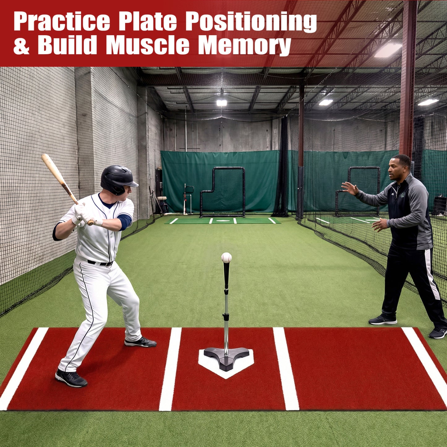 Softball Pitching Mat, 10 x 3 Feet, Training Aid, Red Golf at Gallery Canada