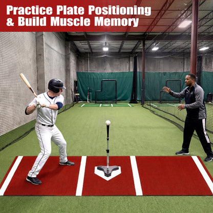 Softball Pitching Mat, 10 x 3 Feet, Training Aid, Red Golf at Gallery Canada
