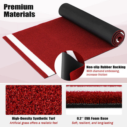 Softball Pitching Mat, 10 x 3 Feet, Training Aid, Red Golf at Gallery Canada