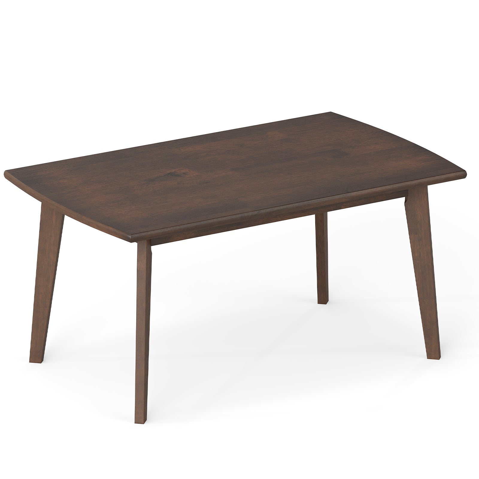 Solid Wood Modern Coffee Table, Tapered Legs, Walnut Coffee Tables Walnut at Gallery Canada