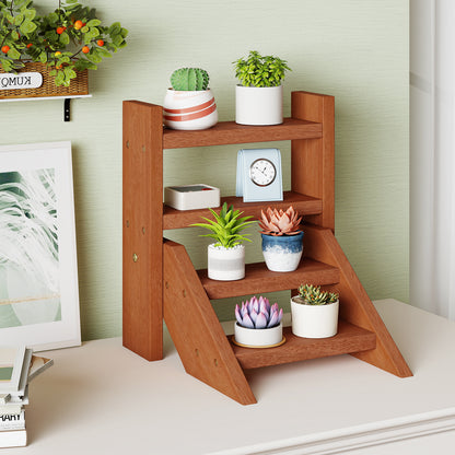 Solid Wood Plant Stand for Flowerpots and Succulents, Natural Plant Stands at Gallery Canada