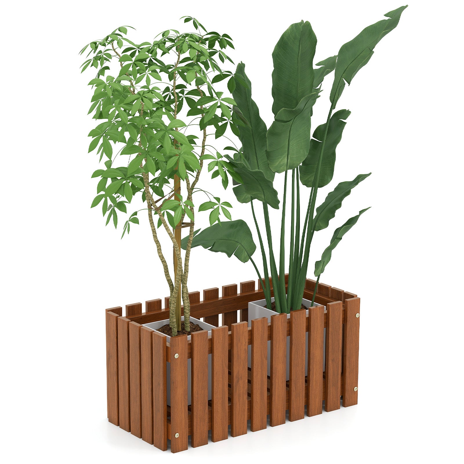 Solid Wood Raised Garden Bed for Flower and Vegetable, Natural Raised Garden Beds at Gallery Canada