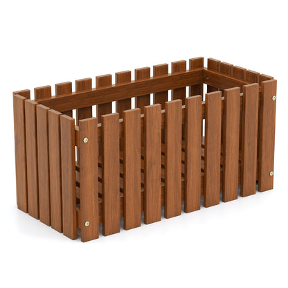 Solid Wood Raised Garden Bed for Flower and Vegetable, Natural Raised Garden Beds at Gallery Canada