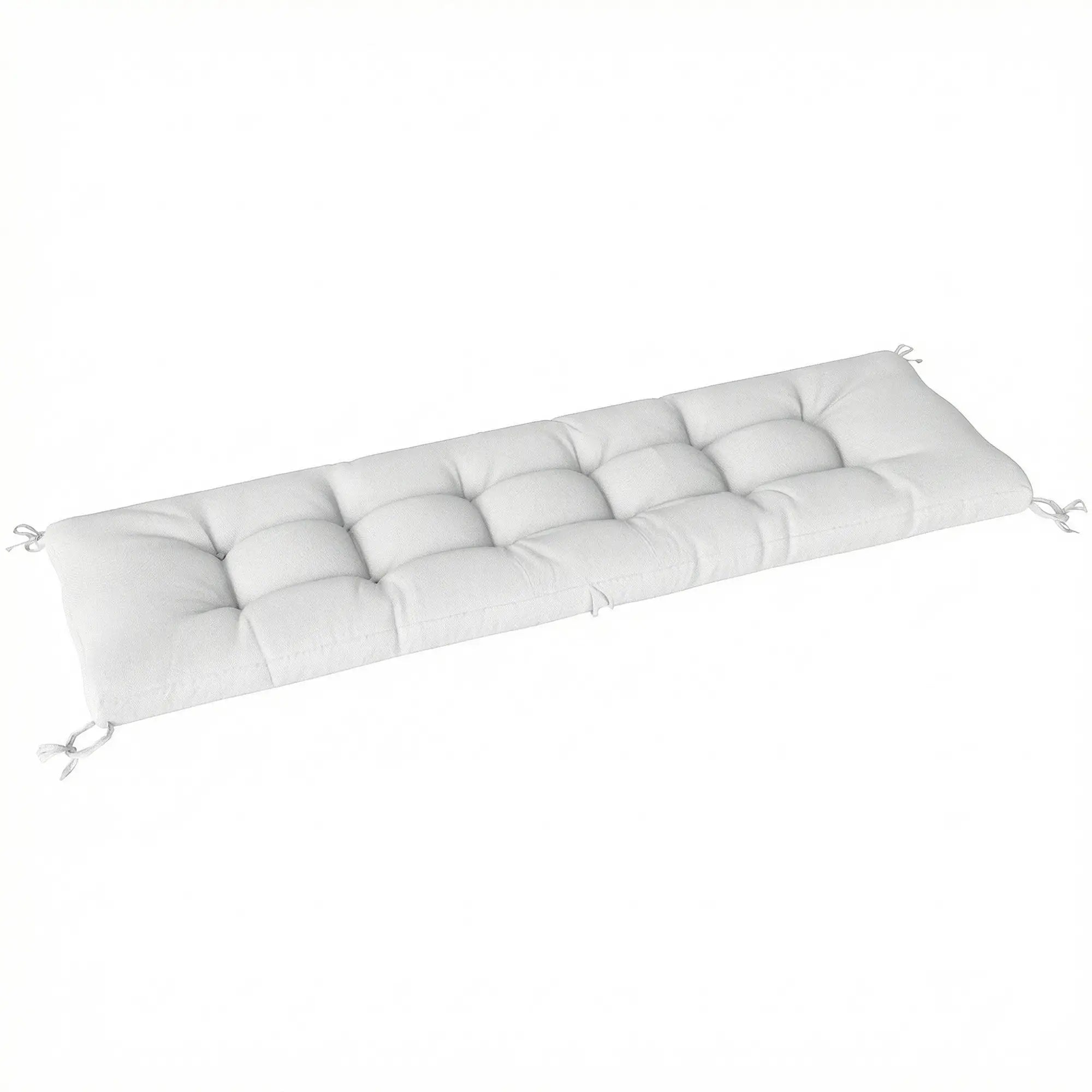 Patio Lounge Chair Cushion, UV50+ With Straps, 78 x 25.6 inch, Cream White Patio Chair Cushions at Gallery Canada