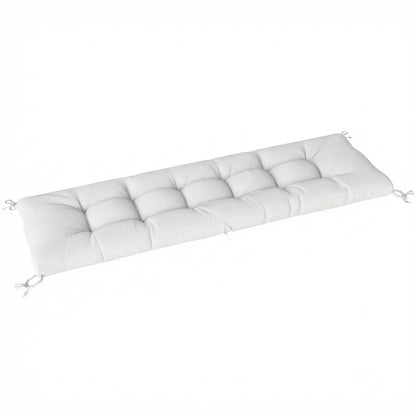 Patio Lounge Chair Cushion, UV50+ With Straps, 78 x 25.6 inch, Cream White Patio Chair Cushions at Gallery Canada