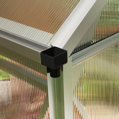 6' x 4' x 6.6' Polycarbonate Greenhouse, Walk-In Kit, Silver Walk In Greenhouses at Gallery Canada