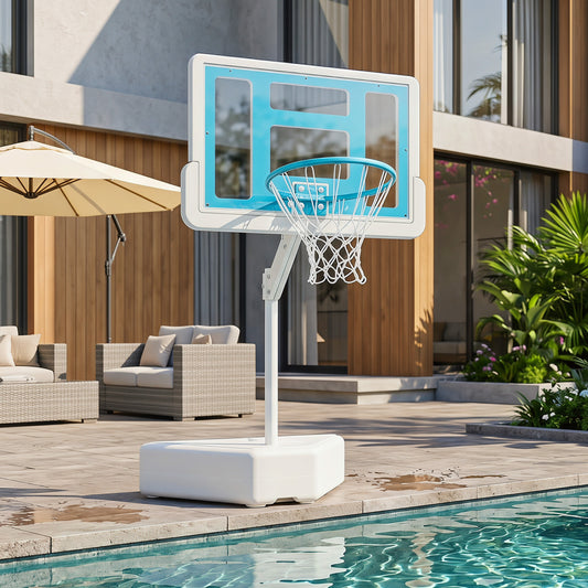 Splash & Shoot Pool Basketball Hoop, Blue Sport Equipments Blue at Gallery Canada
