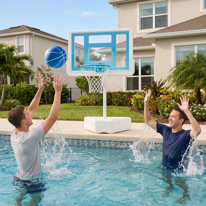 Panneau de basket de piscine Splash & Shoot, bleu