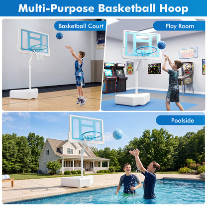 Panneau de basket de piscine Splash & Shoot, bleu