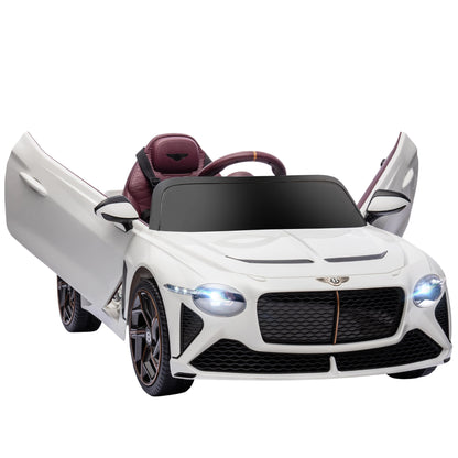 12V Electric Ride On Car, 3.1 MPH, Remote Control, Butterfly Doors, White Electric Toy Cars White, Red, Black at Gallery Canada