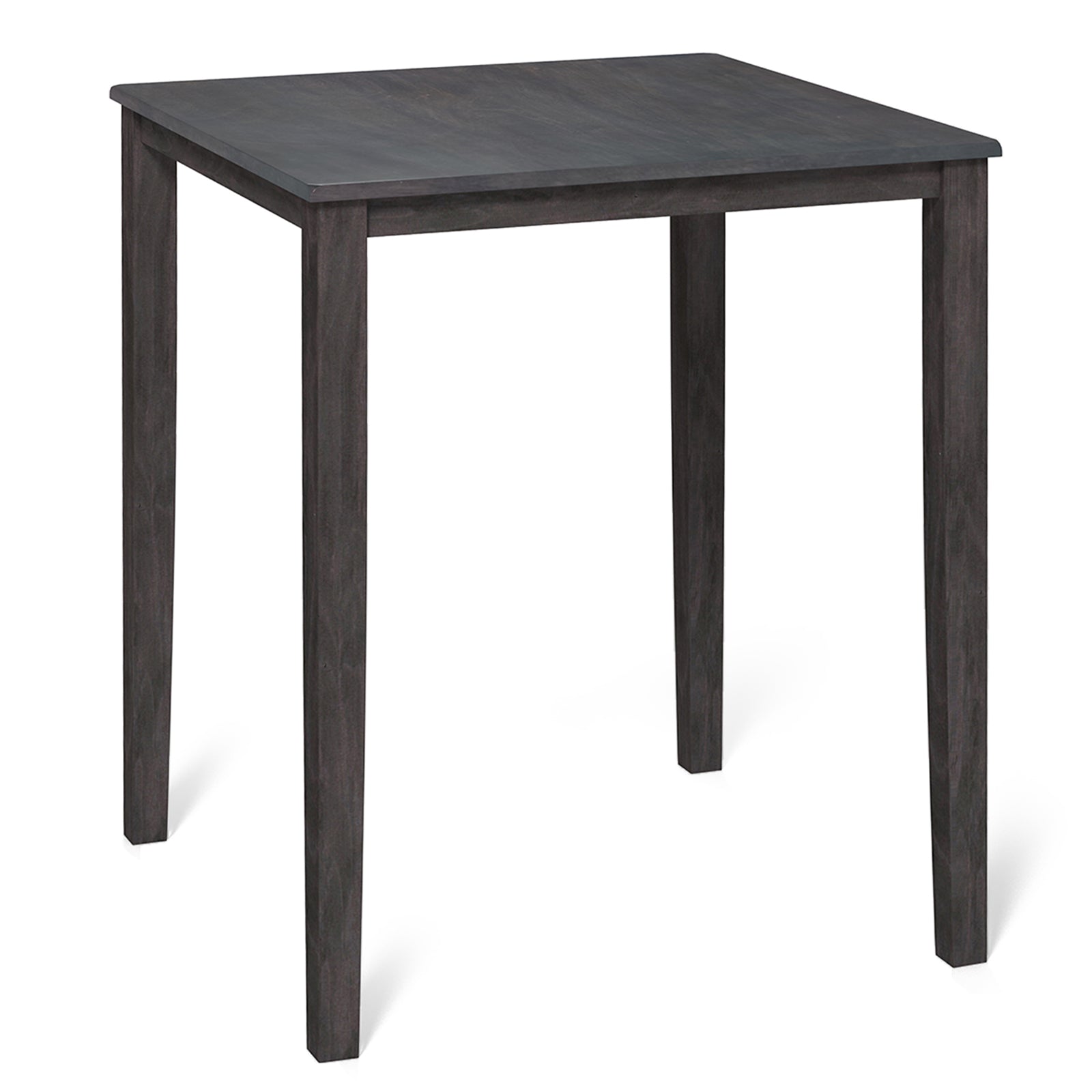 Square Dining Table, Solid Wood Frame, 4-Person, Gray Dining Tables at Gallery Canada