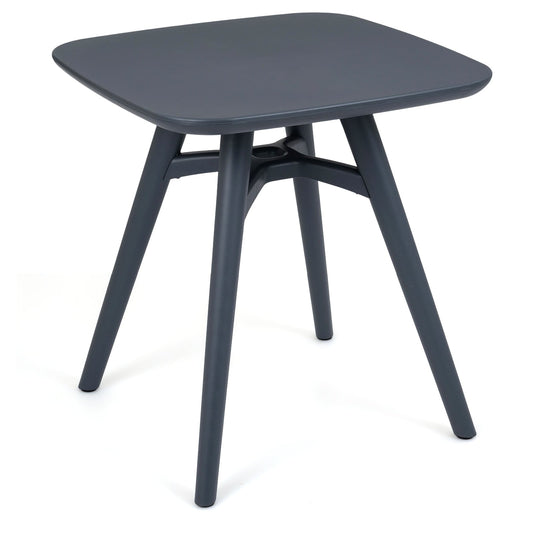 Square Outdoor Dining Table, All-Weather Plastic Patio Table, Gray Patio Dining Tables Gray at Gallery Canada