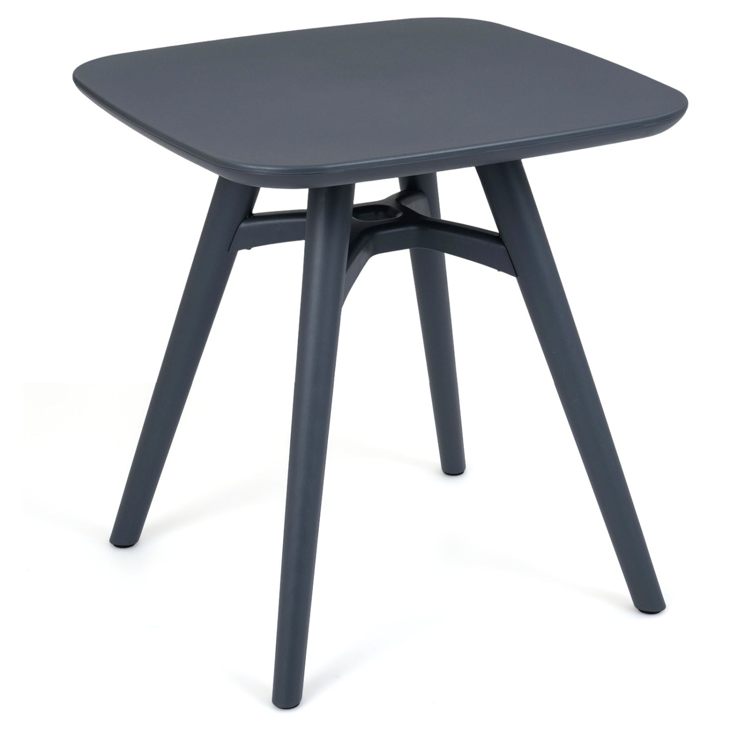Square Outdoor Dining Table, All-Weather Plastic Patio Table, Gray Patio Dining Tables at Gallery Canada
